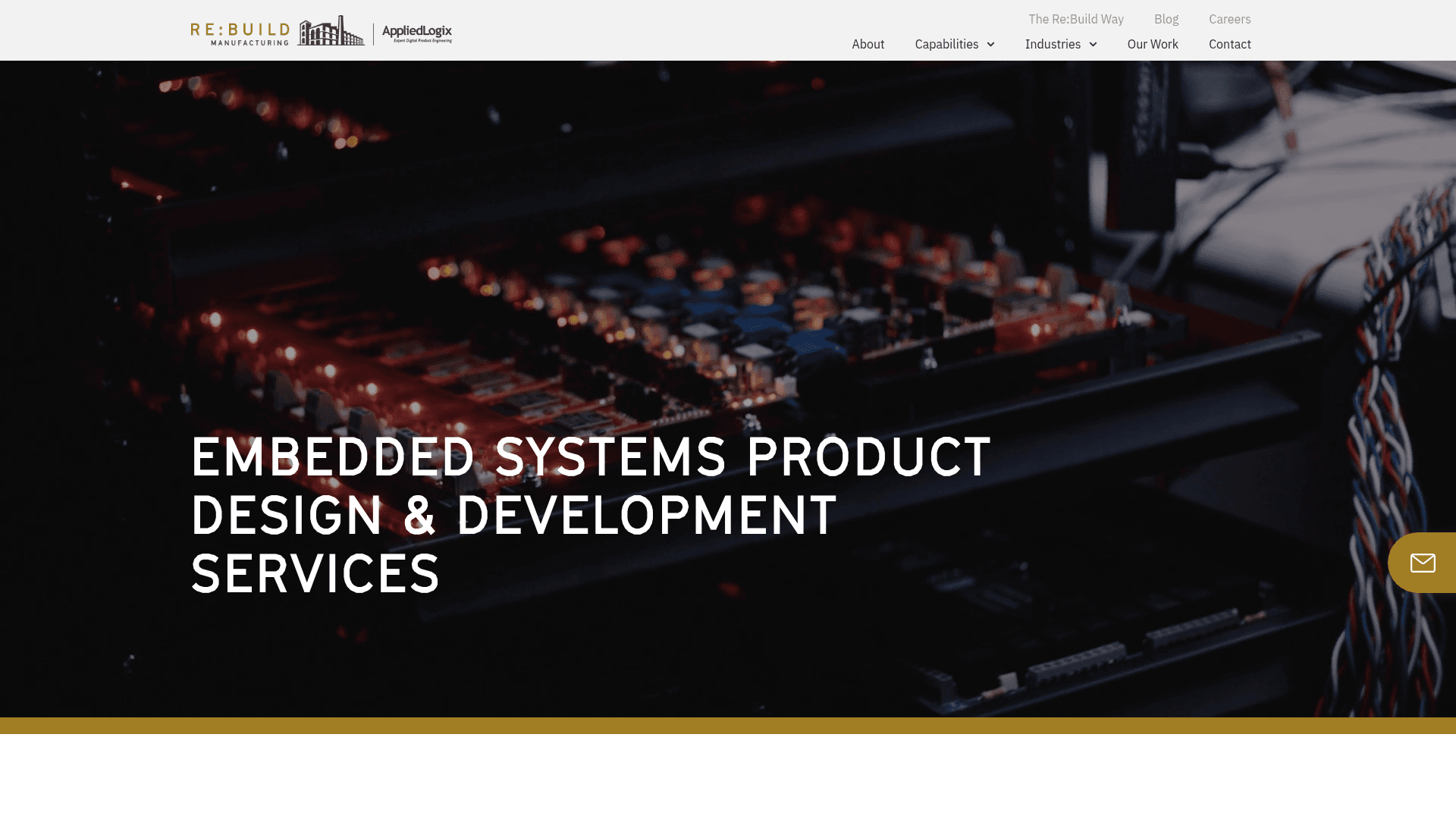 Re:Build AppliedLogix website screenshot