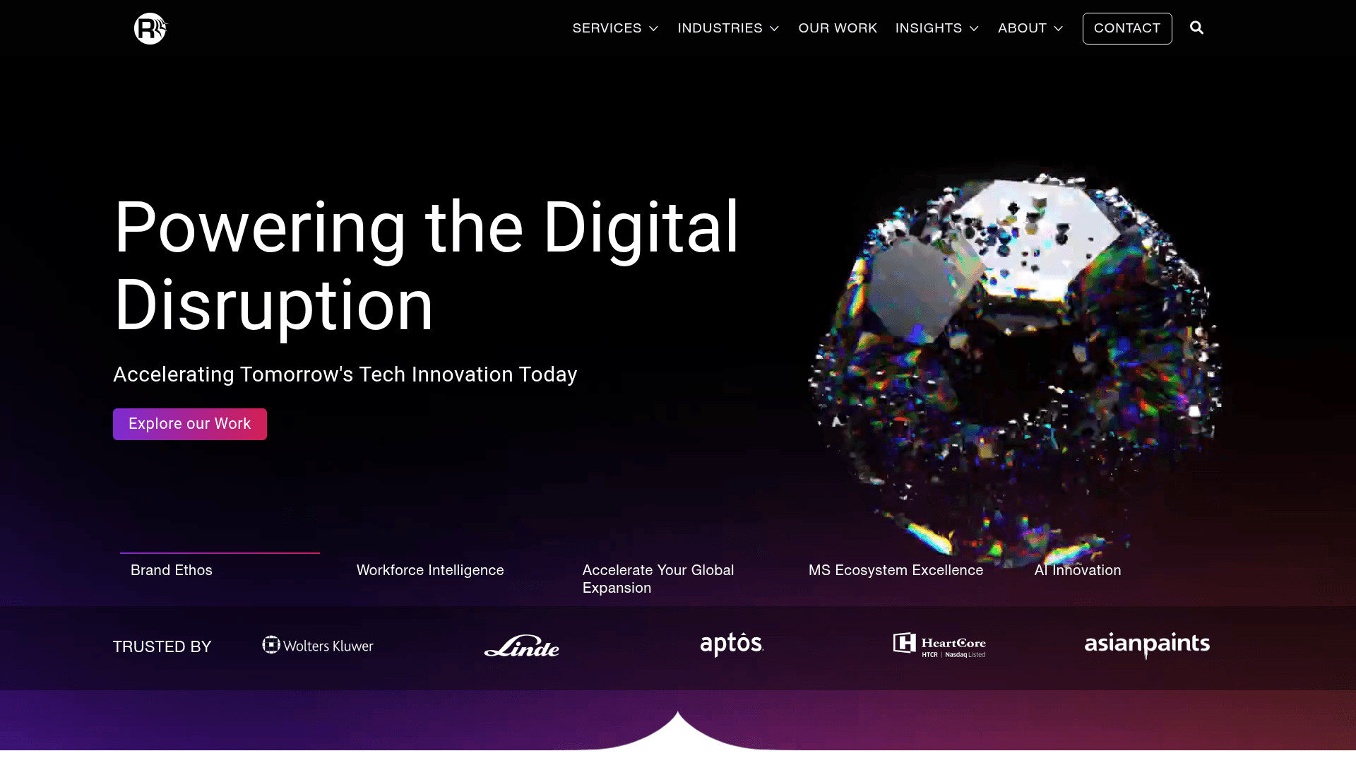 Rishabh Software website screenshot