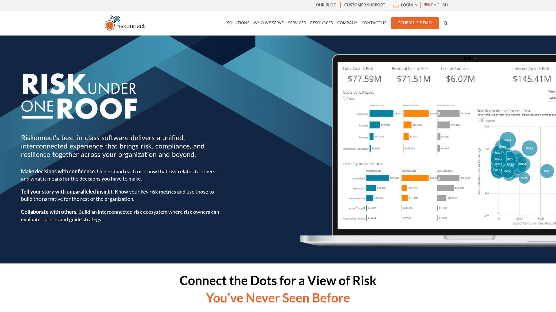 Riskonnect website screenshot