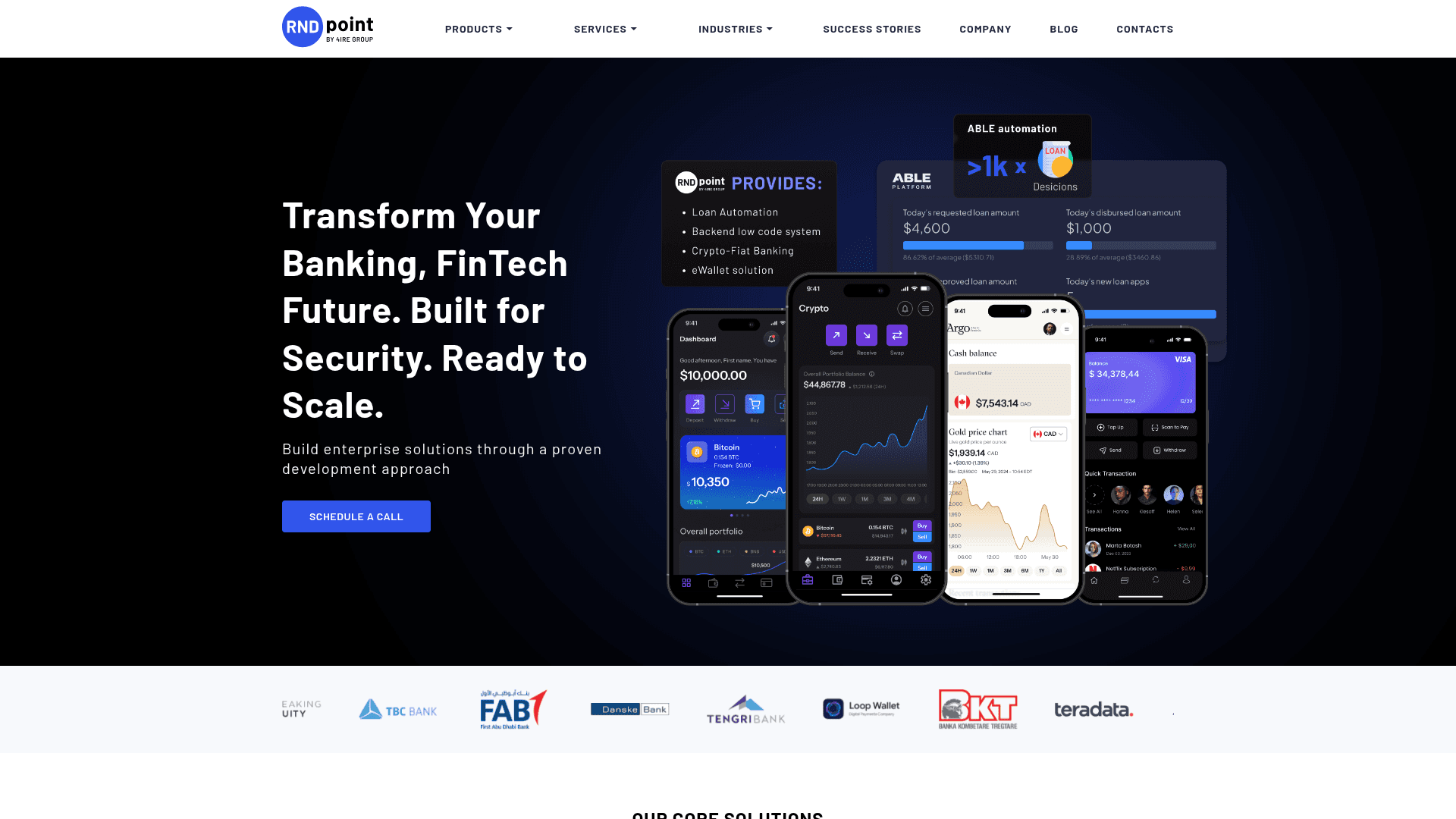 RNDpoint website screenshot