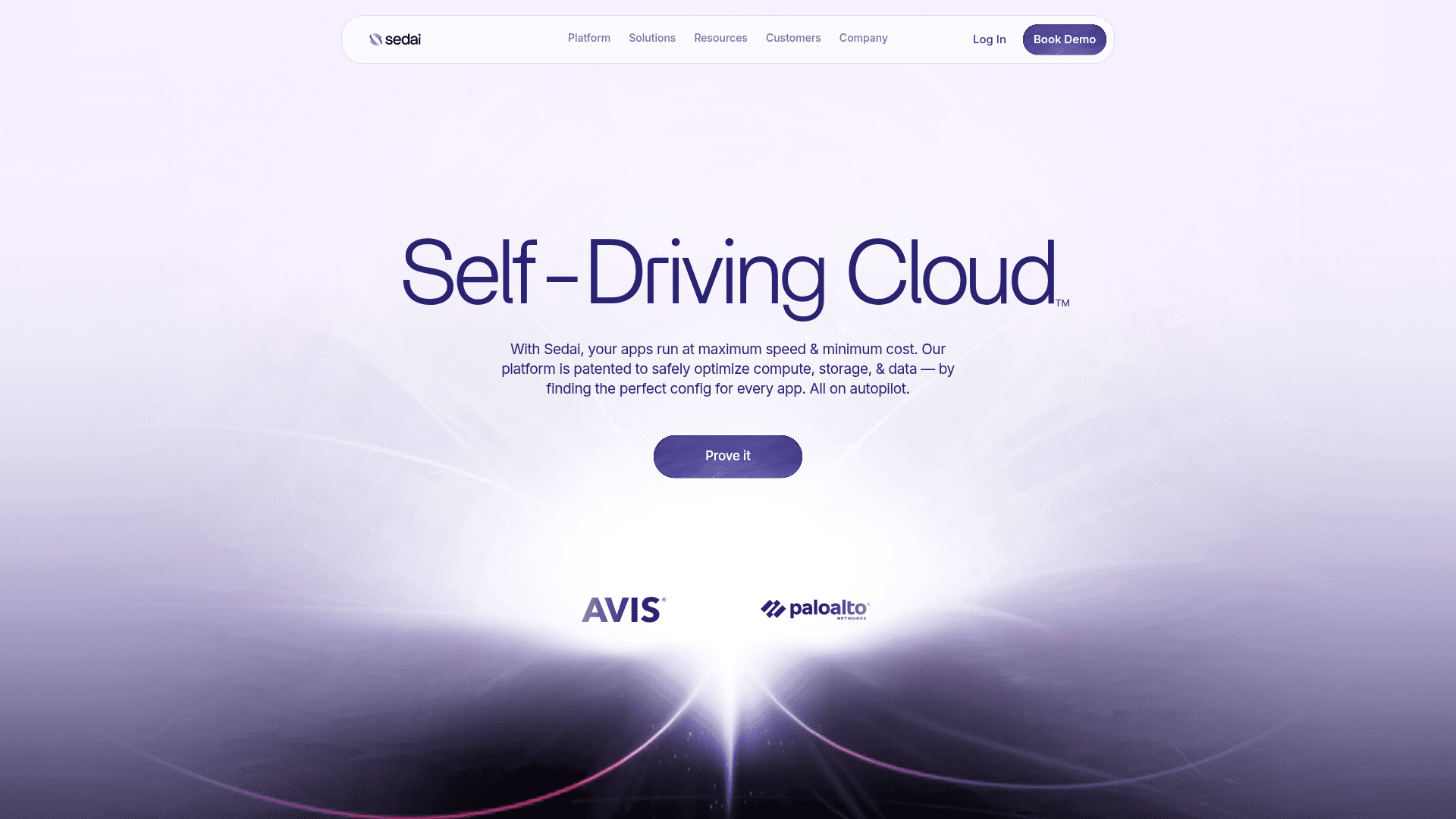 Sedai website screenshot