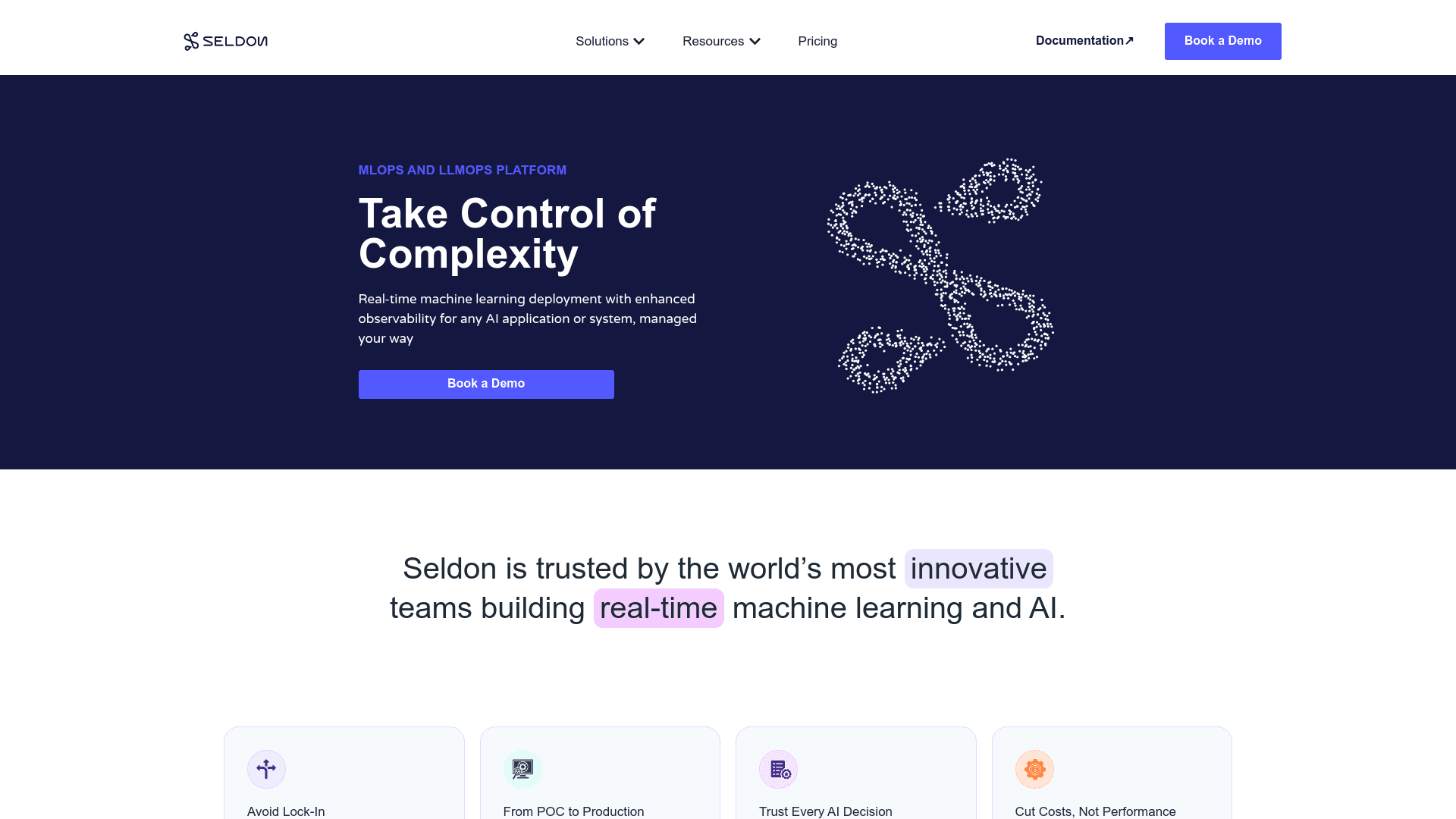 Seldon website screenshot
