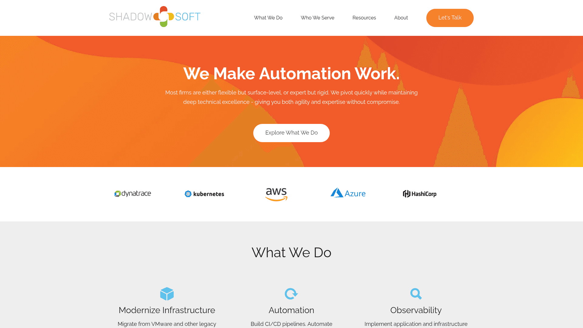 Shadow-Soft website screenshot