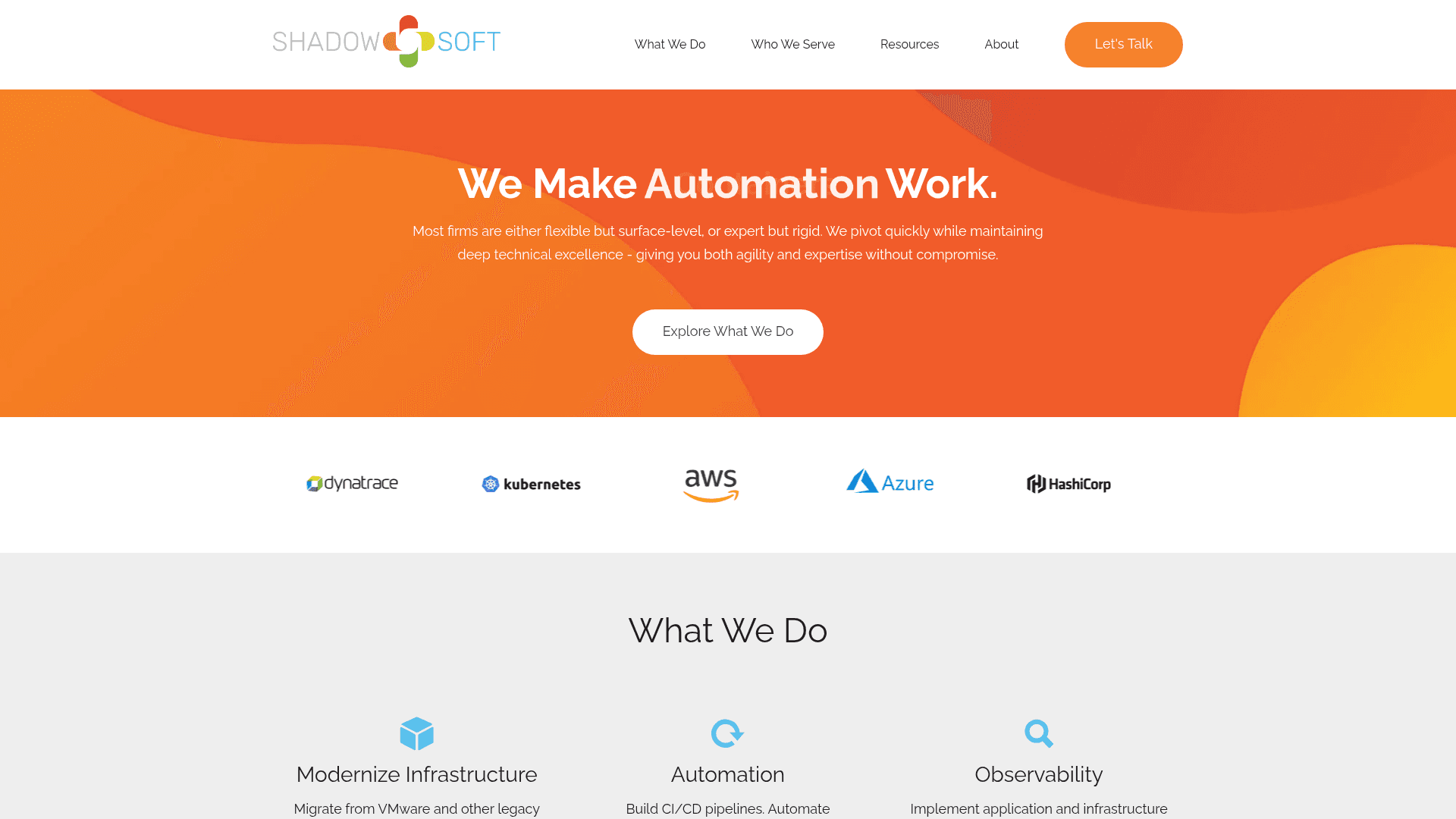 Shadow-Soft website screenshot
