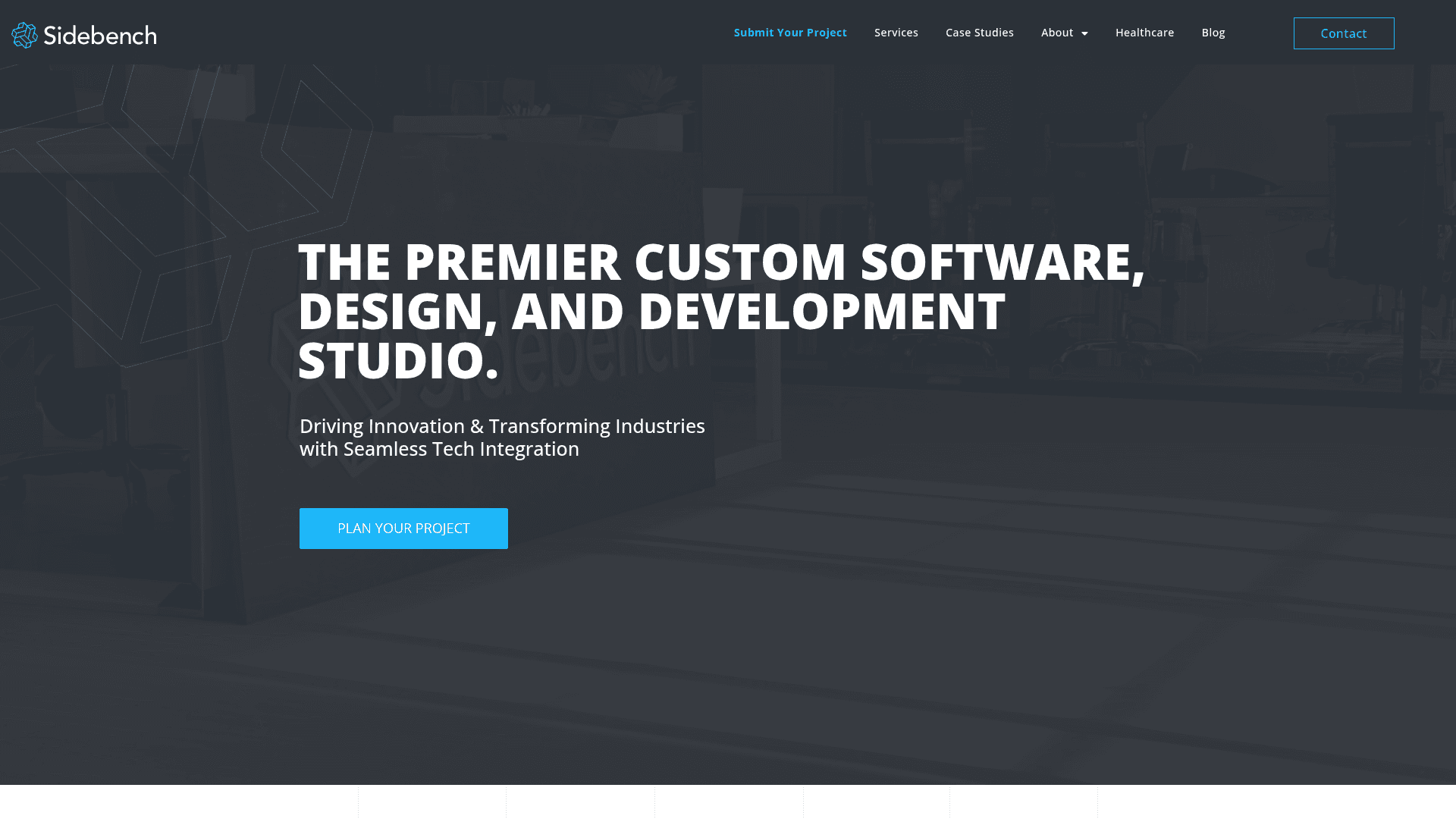 Sidebench website screenshot