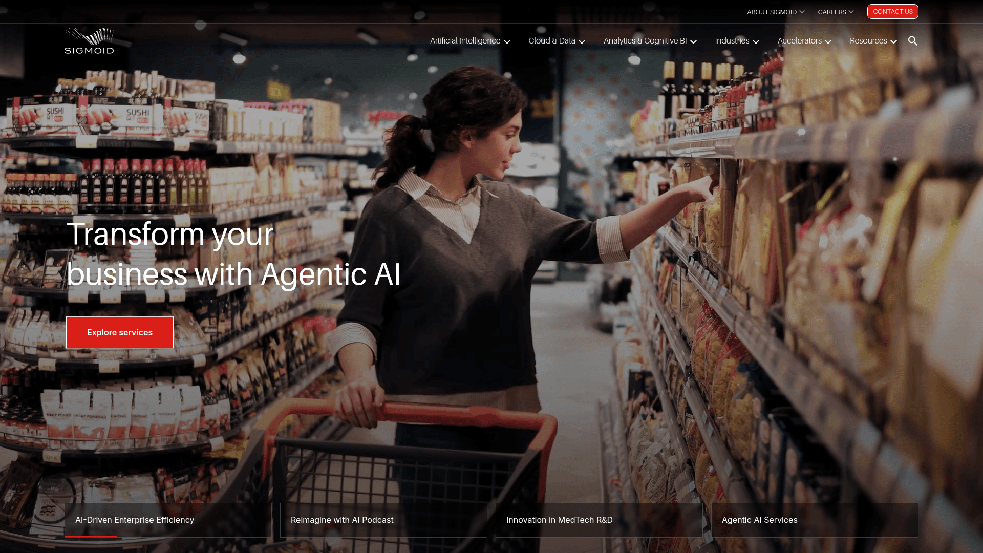 Sigmoid website screenshot