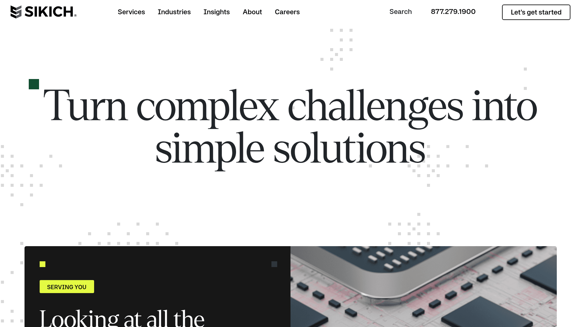 Sikich website screenshot