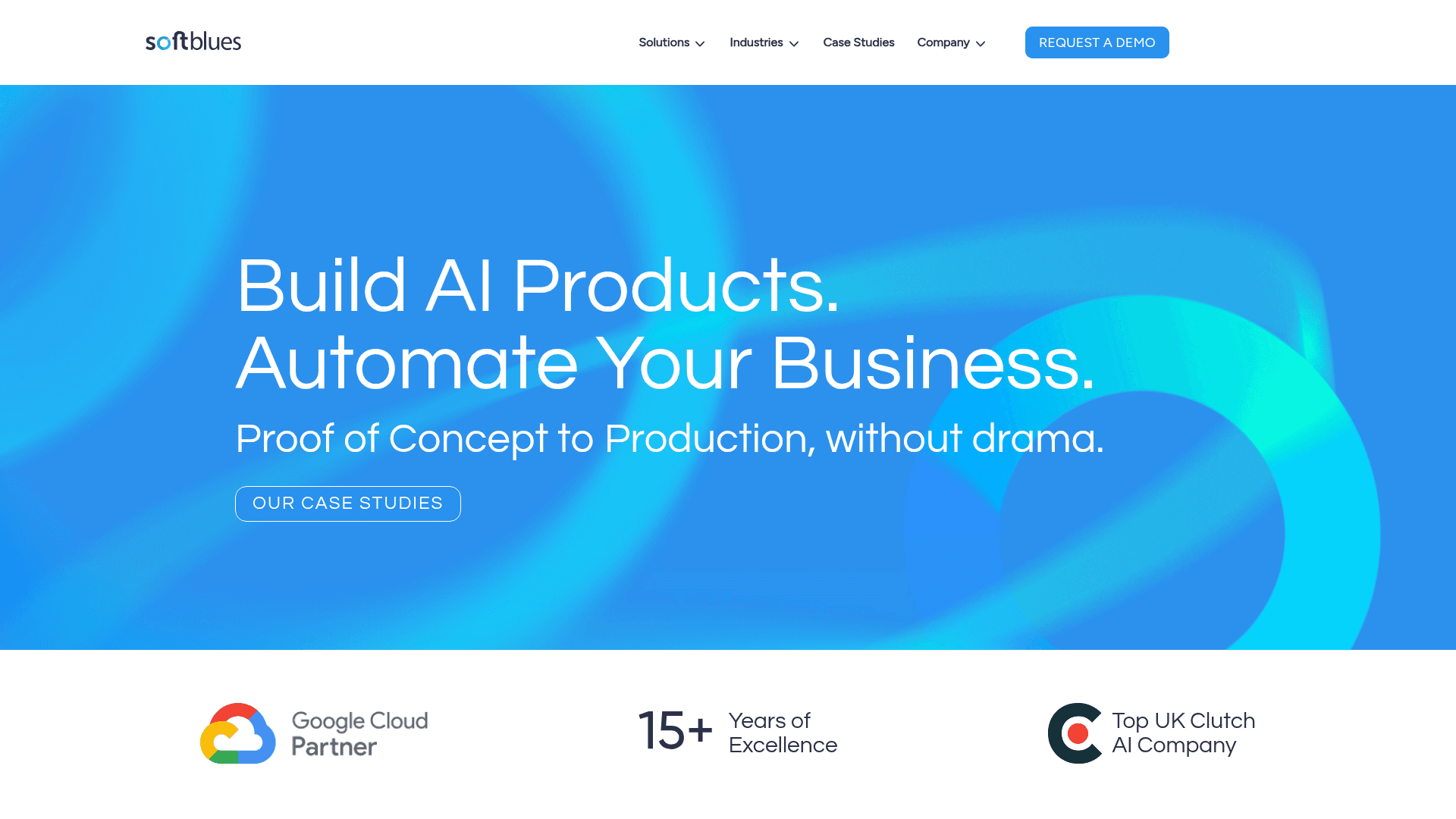 Softblues website screenshot