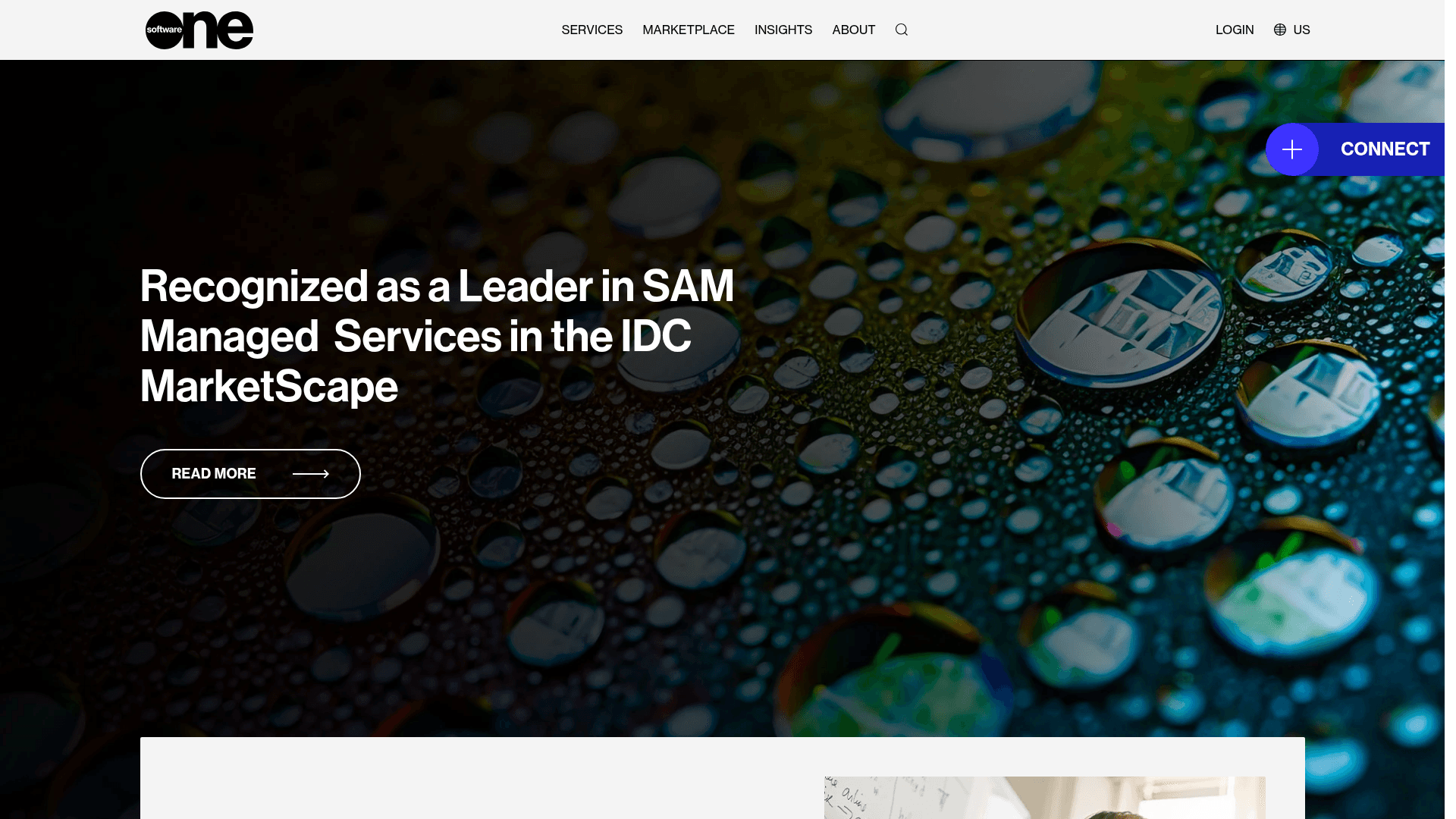 SoftwareOne website screenshot
