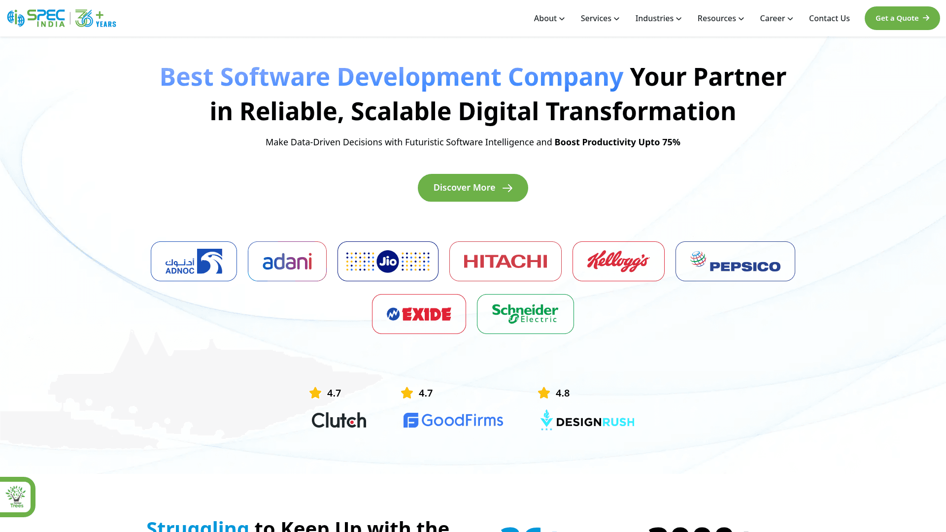 SPEC INDIA website screenshot