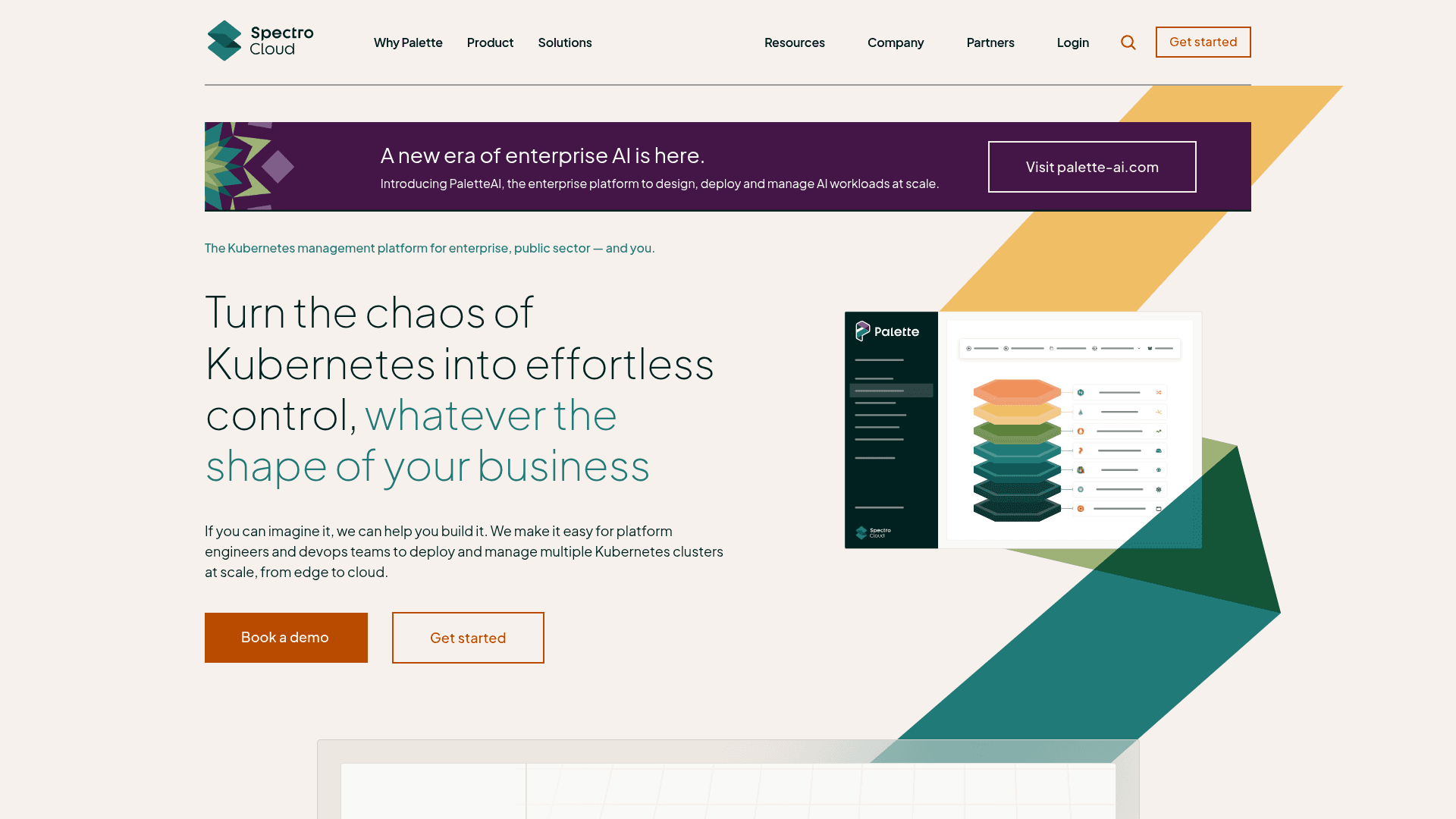 Spectro Cloud website screenshot