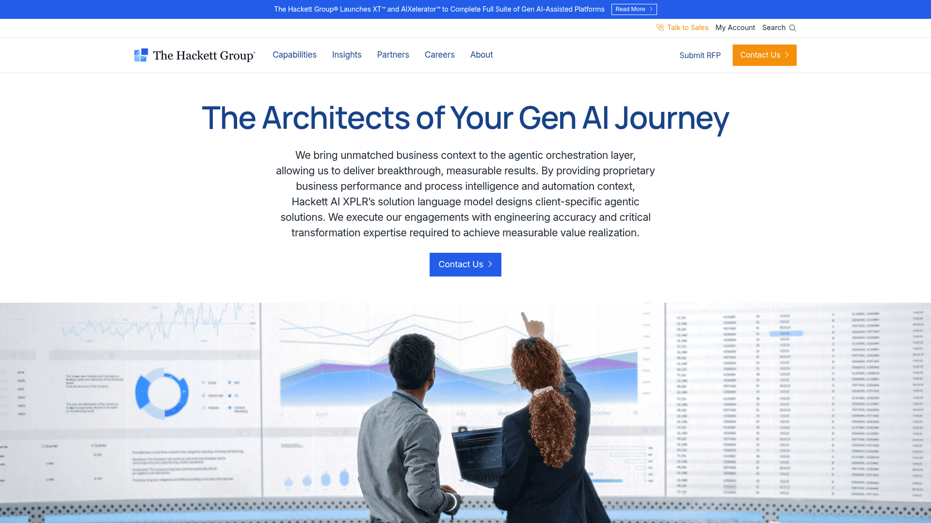 The Hackett Group website screenshot