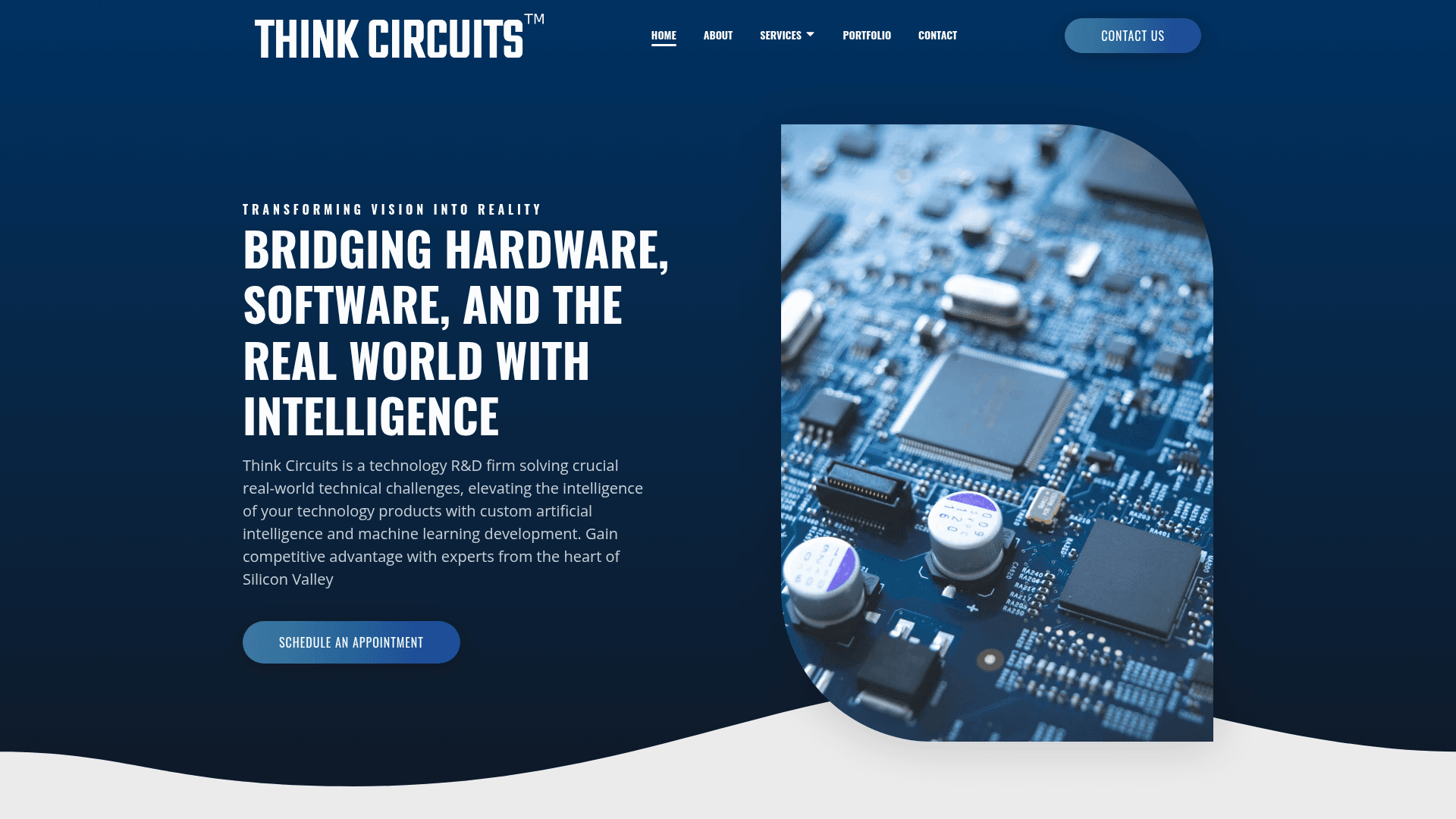 Think Circuits website screenshot