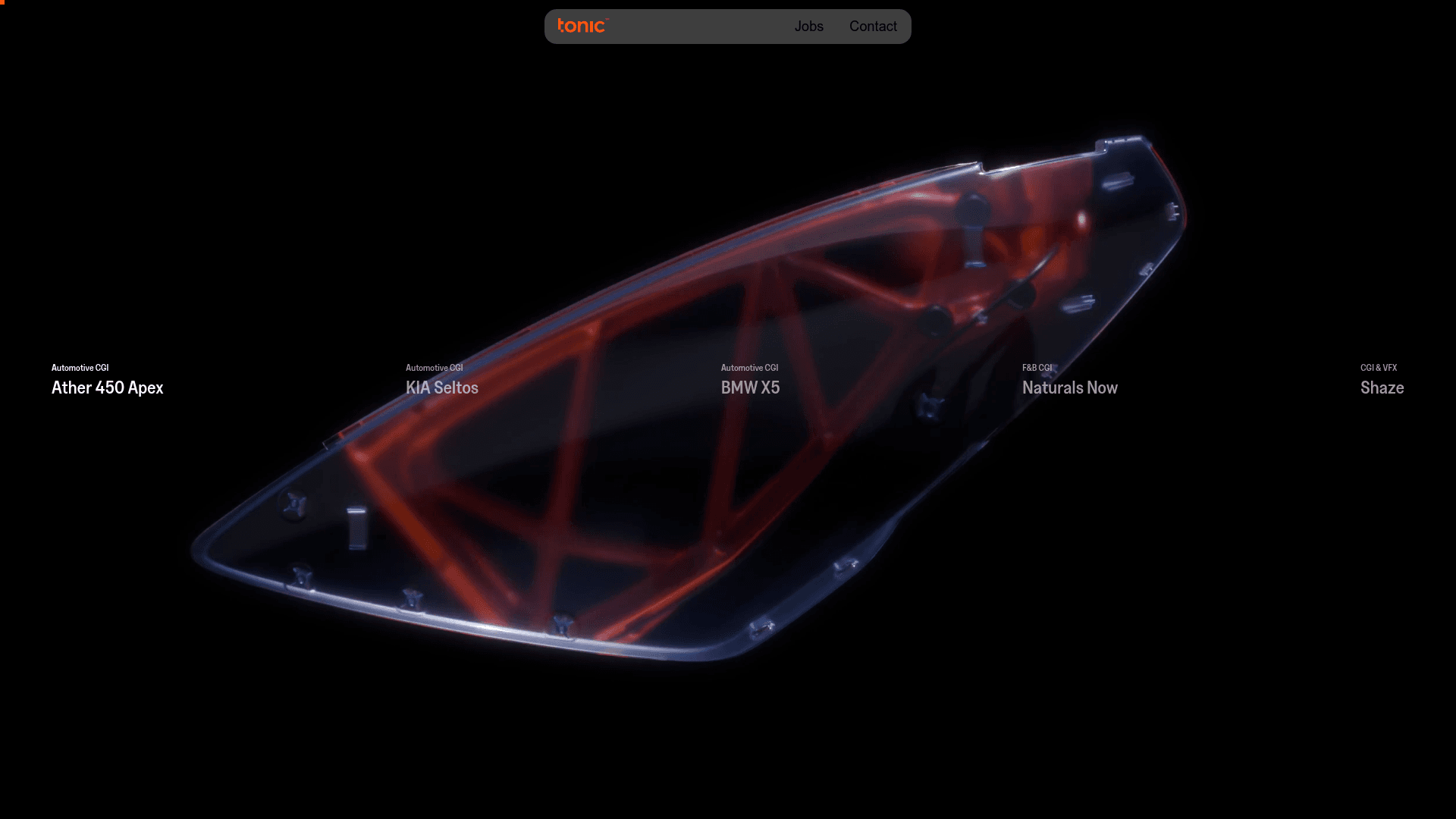 Tonic Design website screenshot