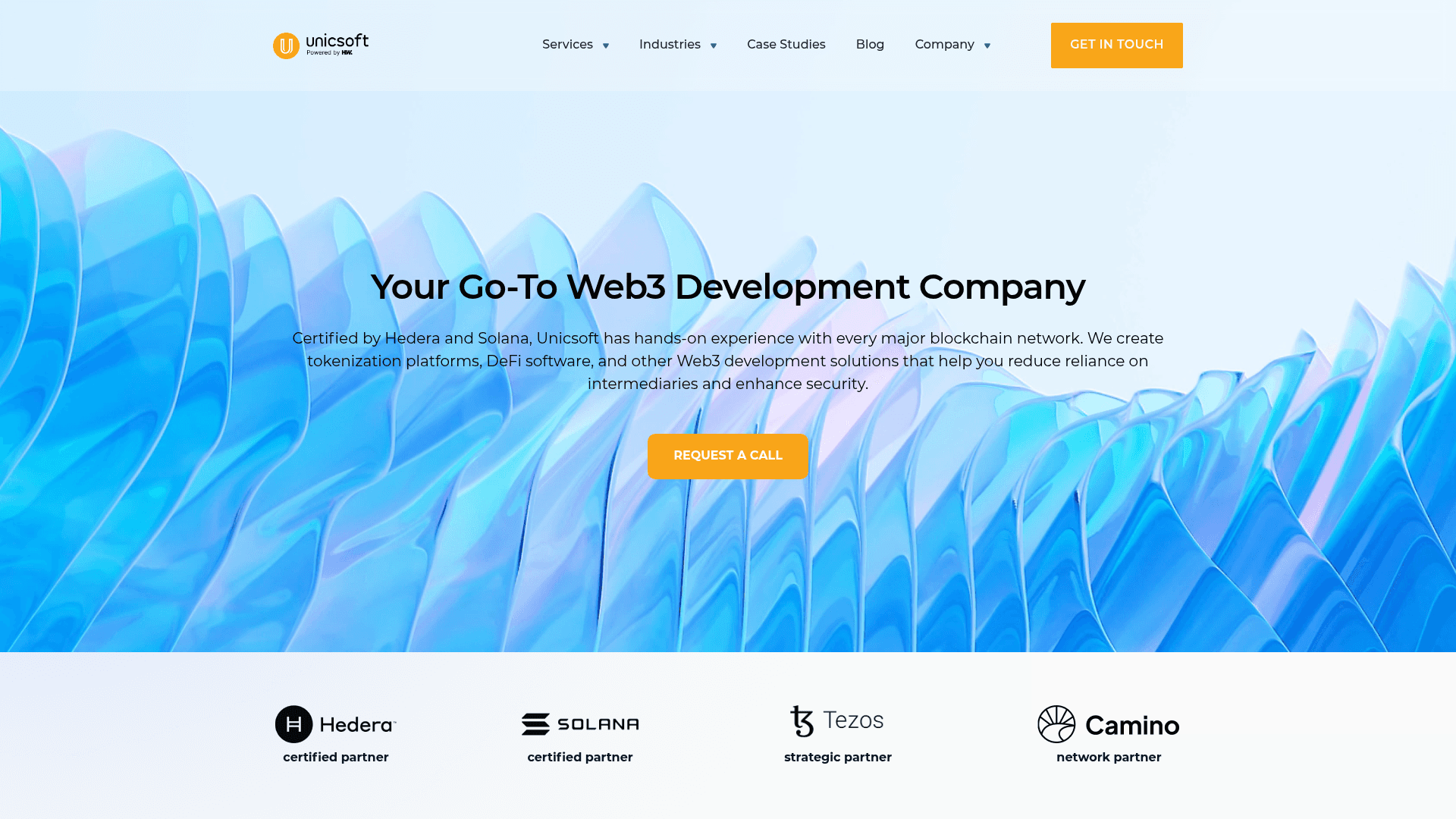 Unicsoft website screenshot