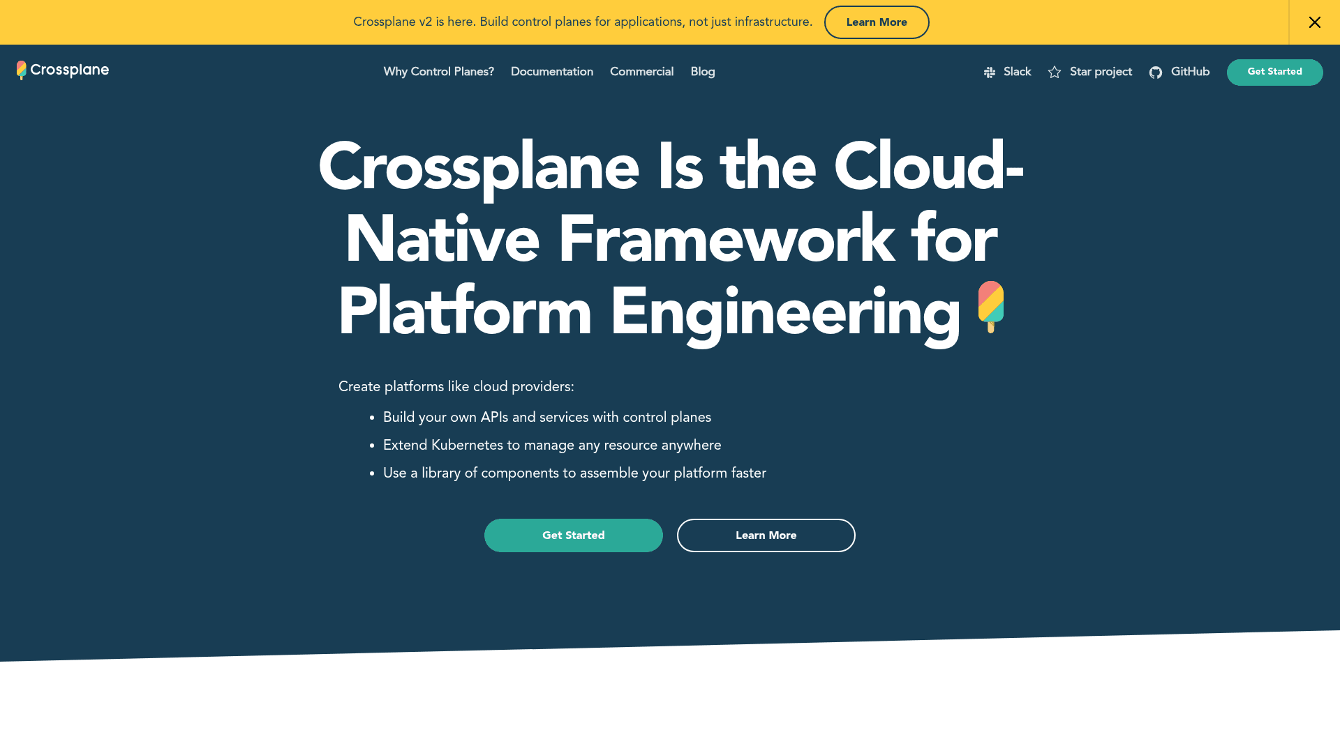 Upbound website screenshot