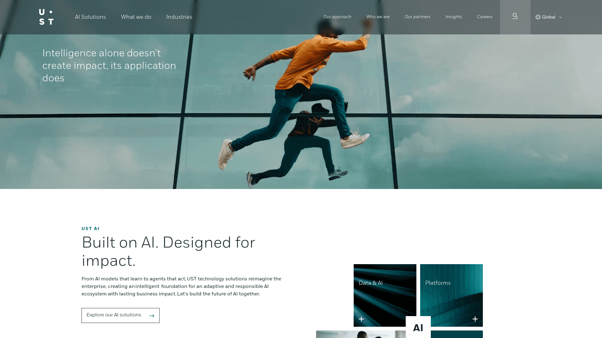 UST website screenshot