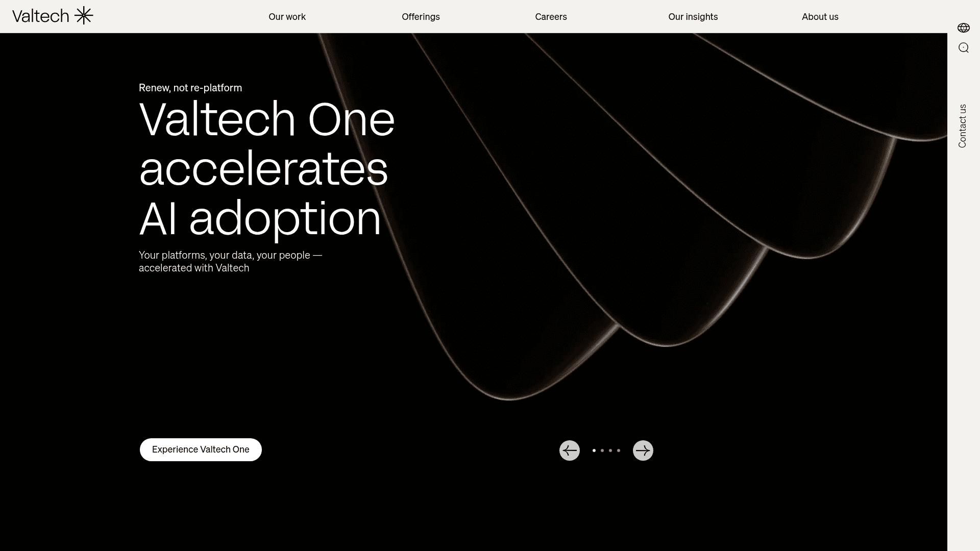 Valtech website screenshot