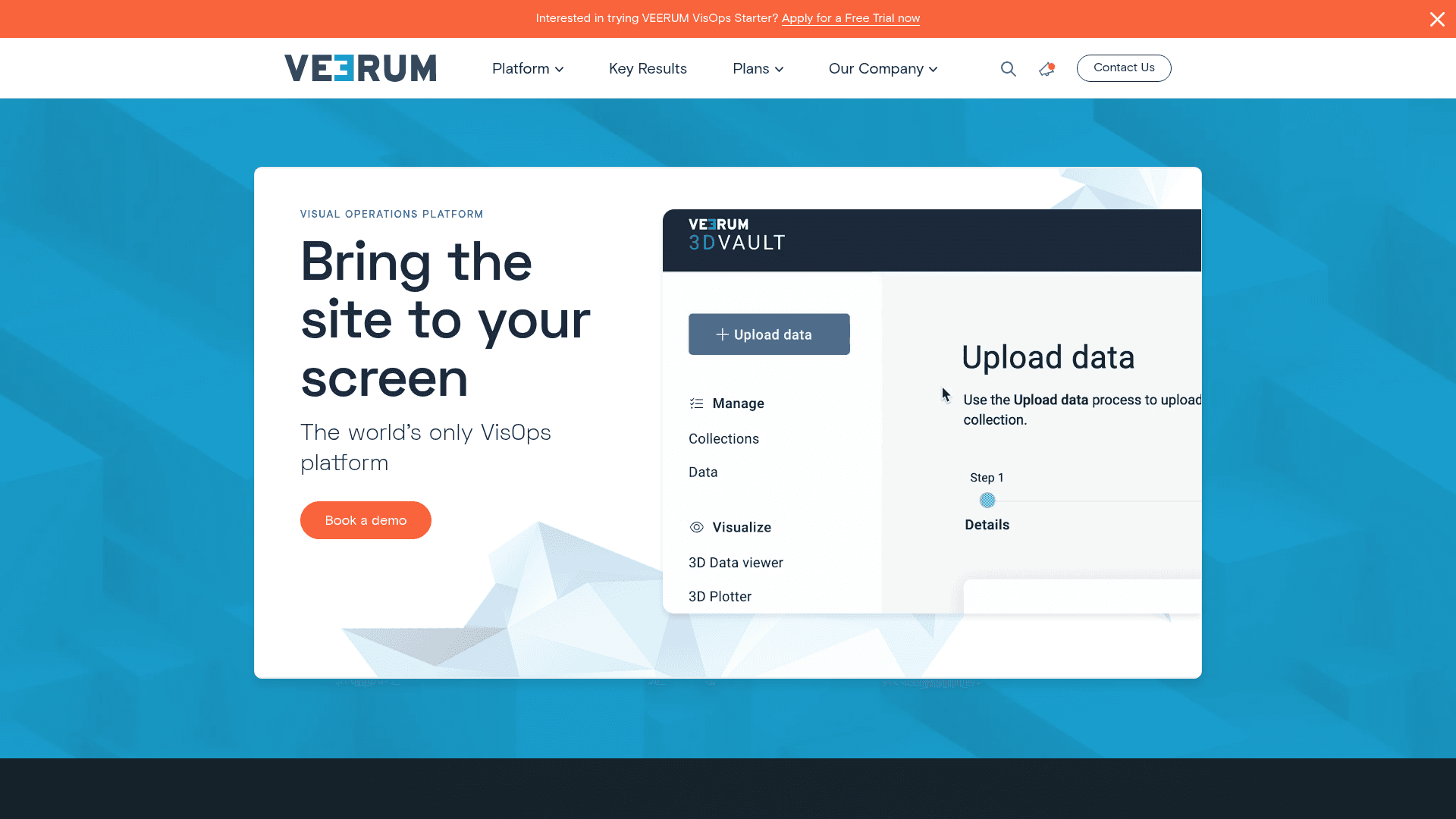 VEERUM website screenshot