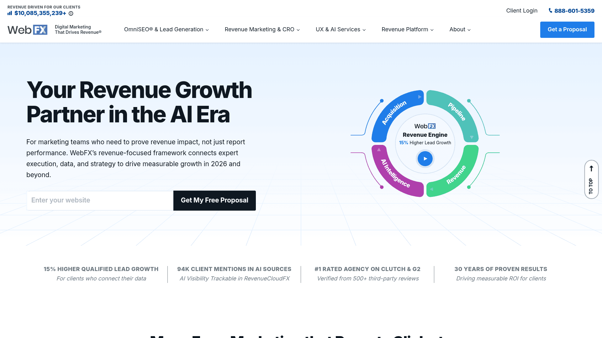 WebFX website screenshot