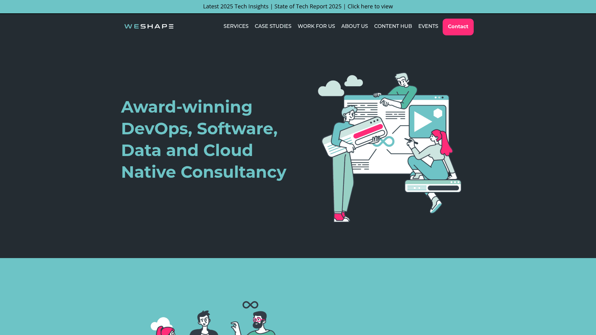 WeShape website screenshot