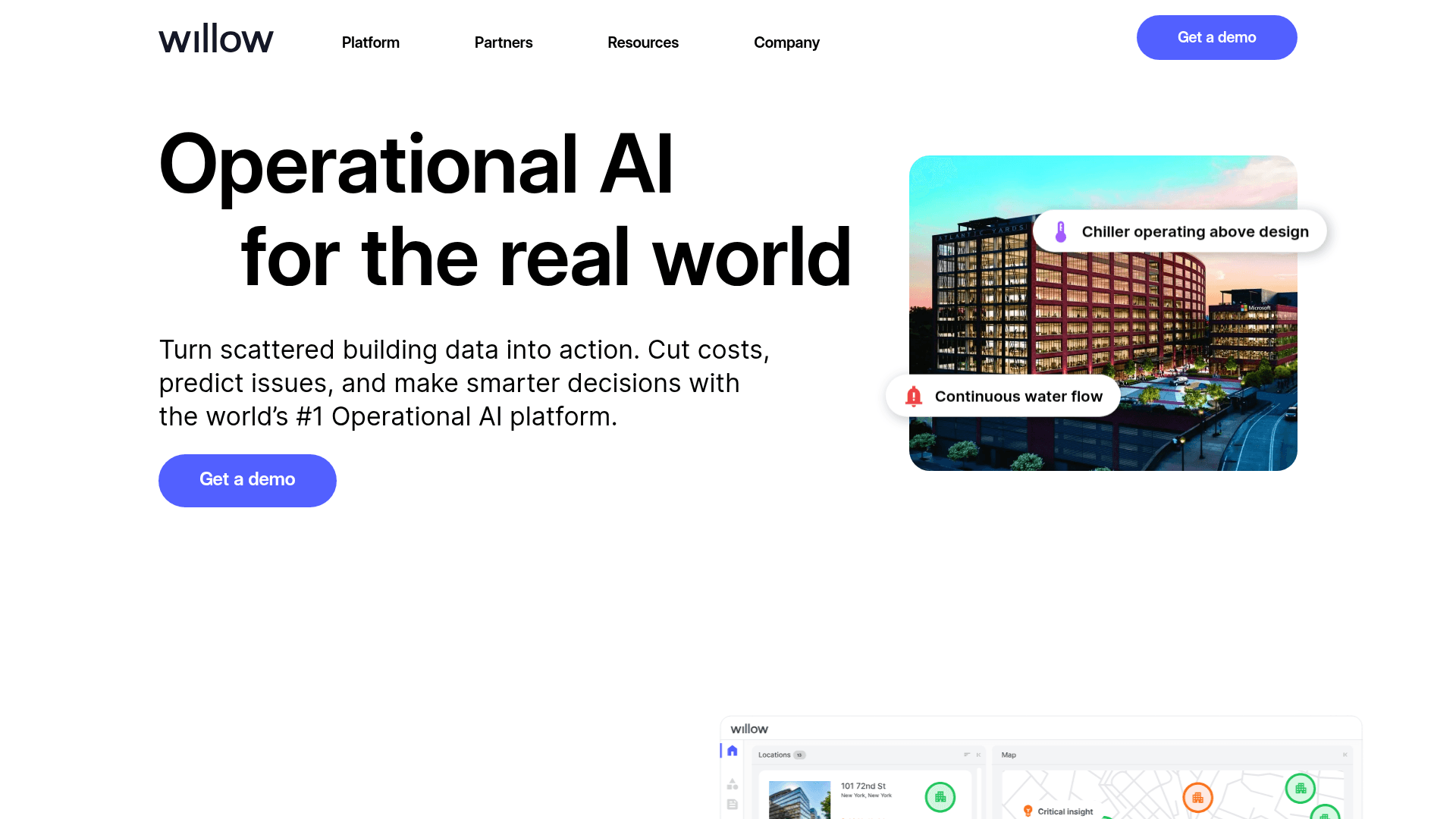 Willow website screenshot
