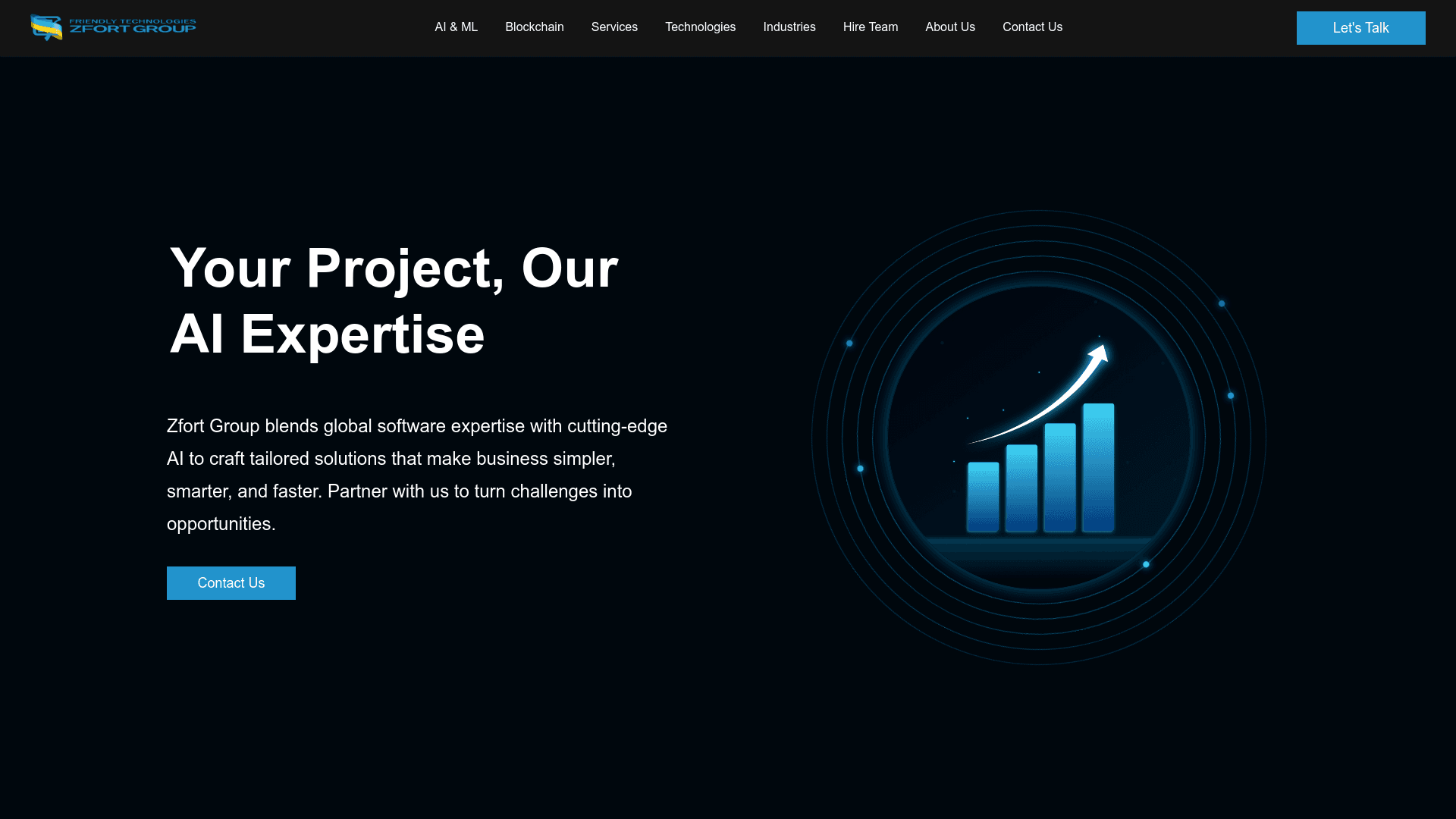 ZFort Group website screenshot