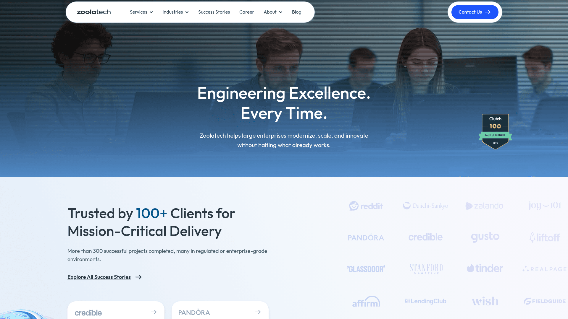 Zoolatech website screenshot